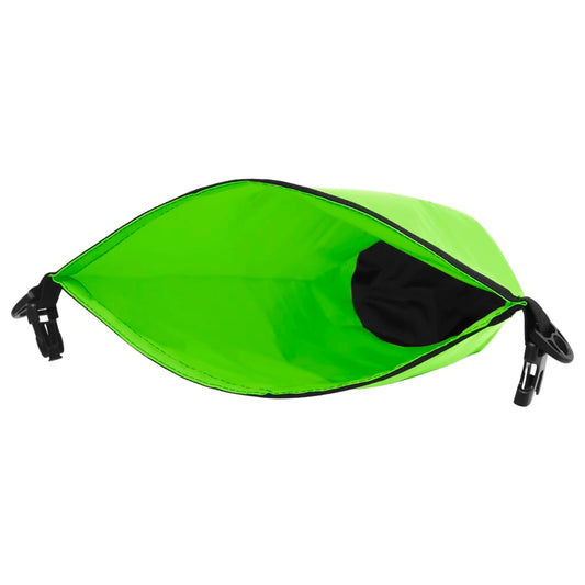 vidaXL Dry Bag with Zipper Green 5.3 gal PVC